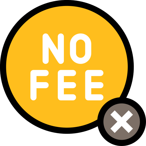 no fees